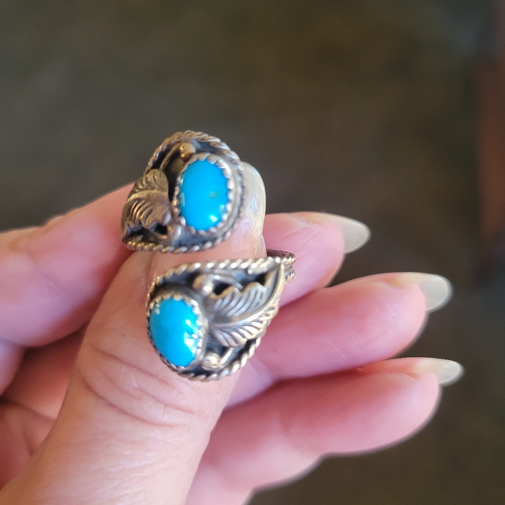 Hand made turquoise ring
